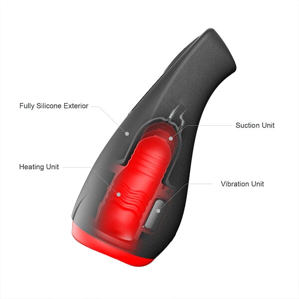 Airturn 2 Suction - Silicone Penis Suction Masturbator