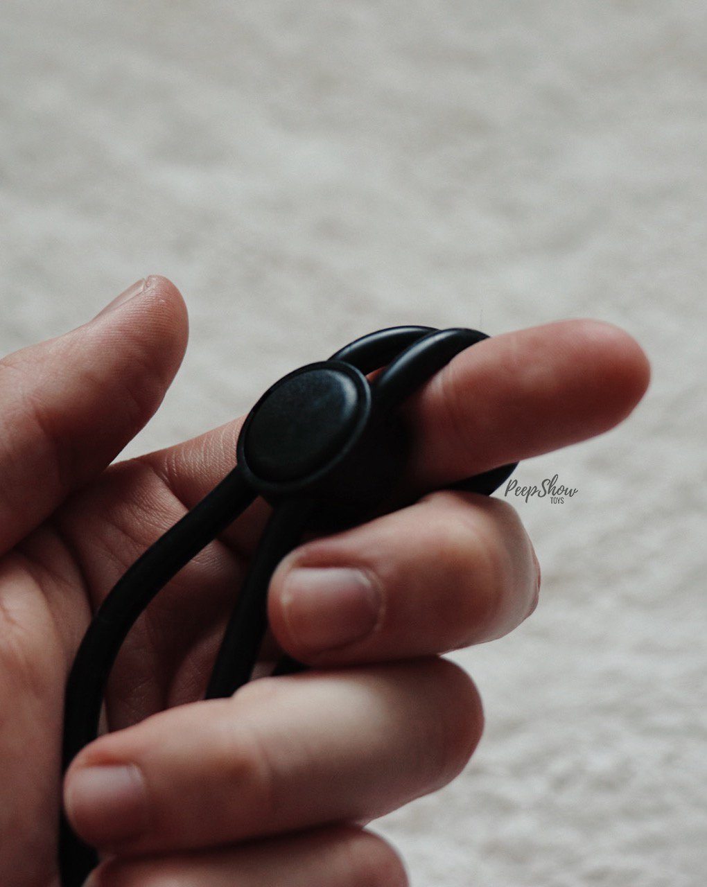 Blush Stay Hard Silicone Double Loop Cock Ring
