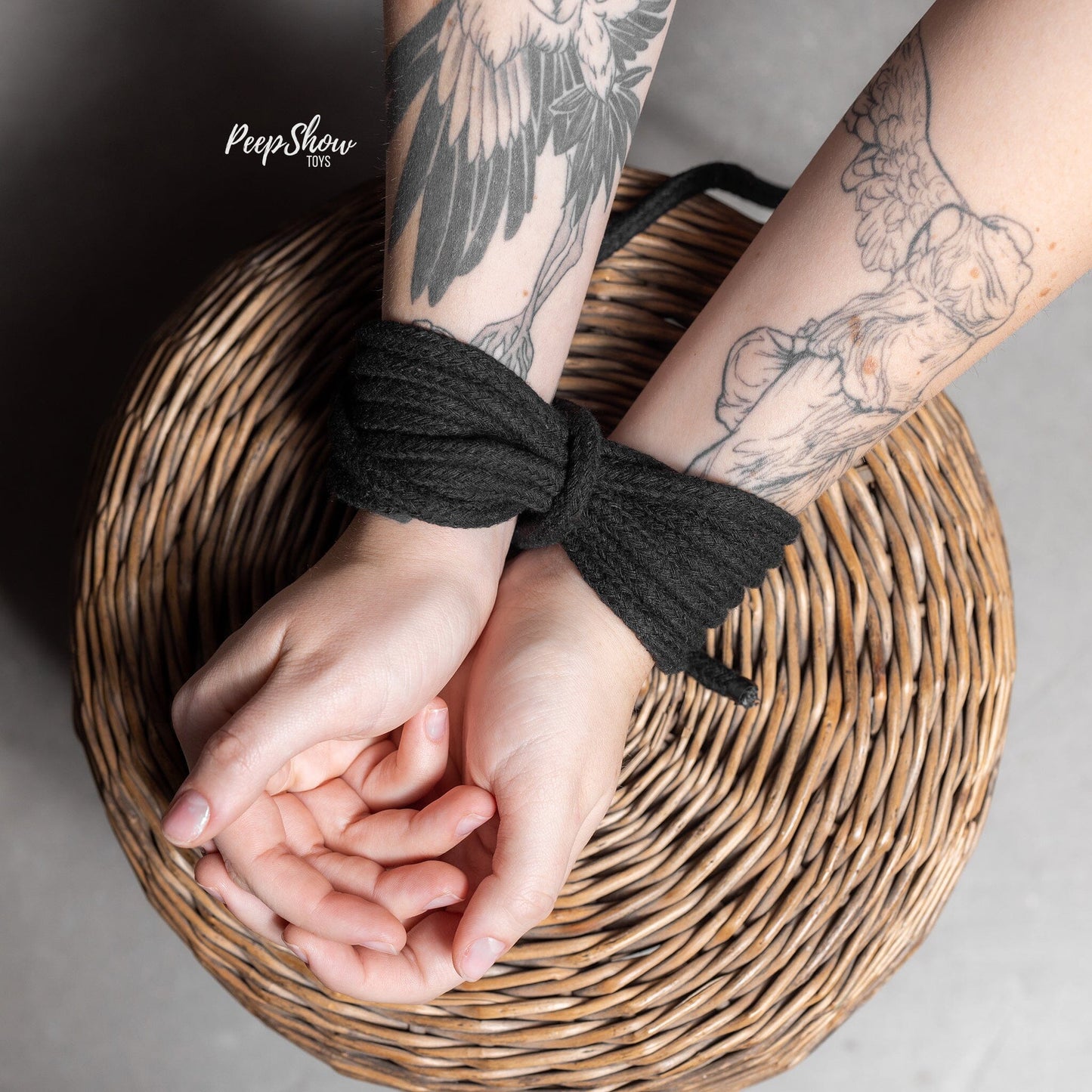 Punishment Black Bondage Rope – 32 Feet