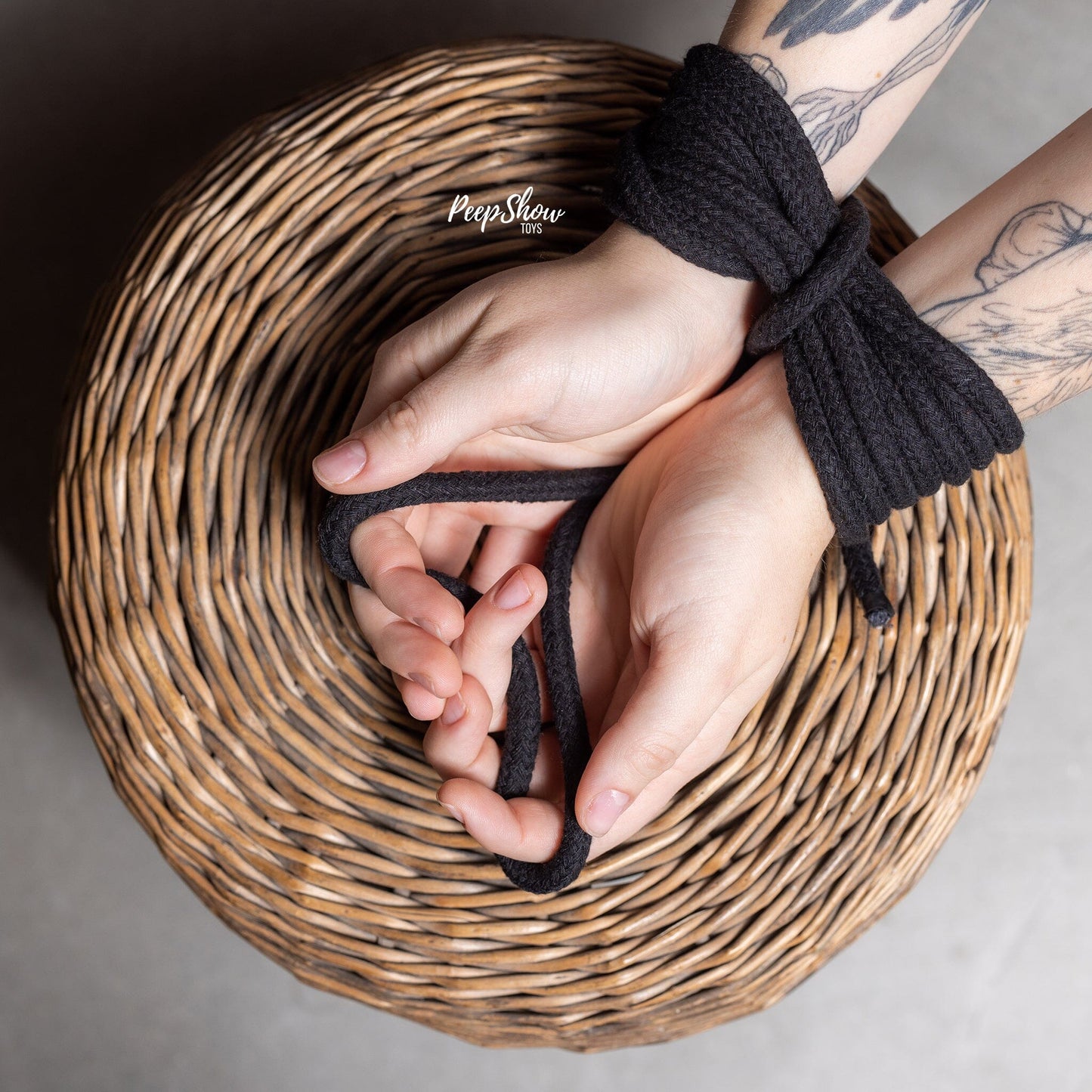 Punishment Black Bondage Rope – 32 Feet