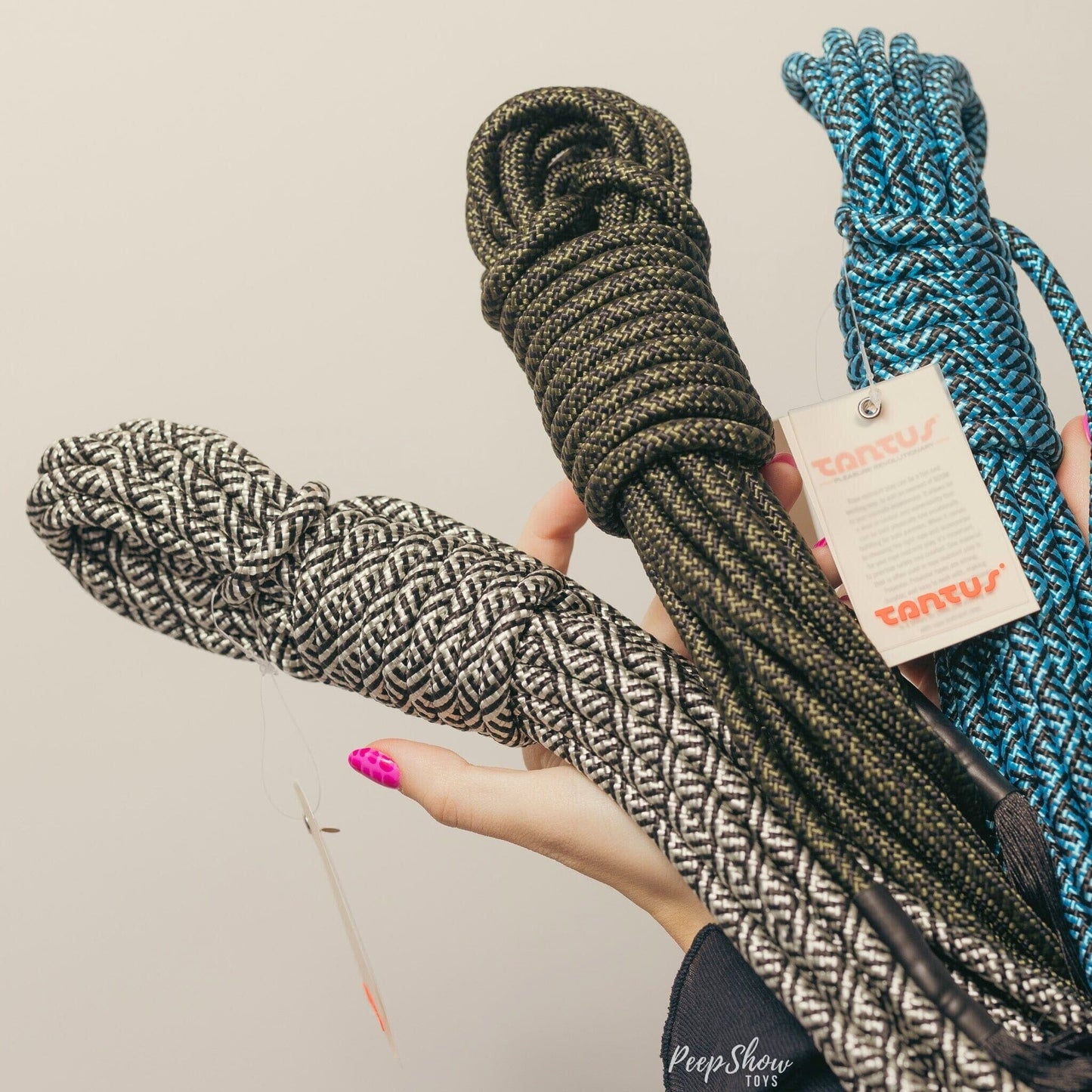 Tantus Rope – 30 Feet, Polyester Woven Bondage Rope