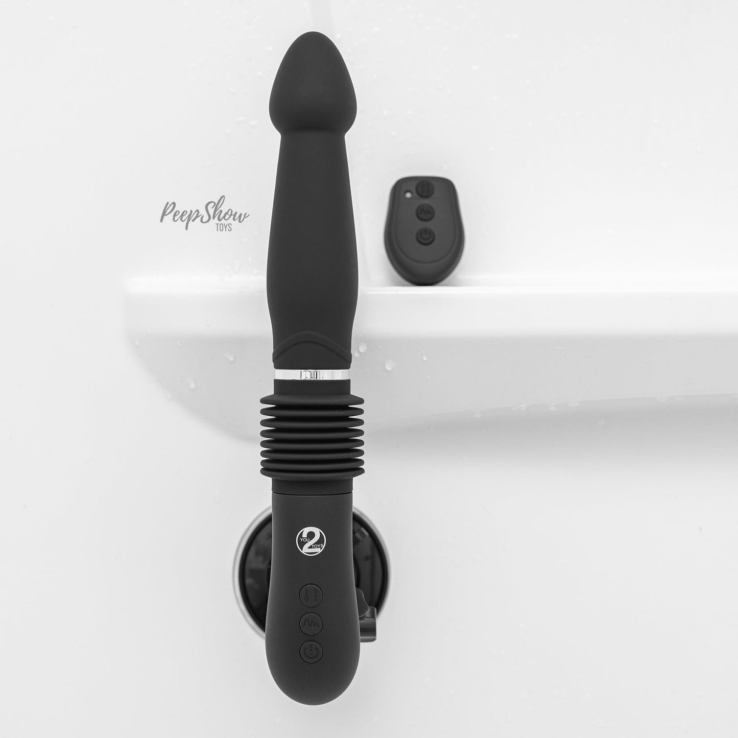 RC Fucking Machine - Thrusting Vibrator with Suction Cup & Remote Control