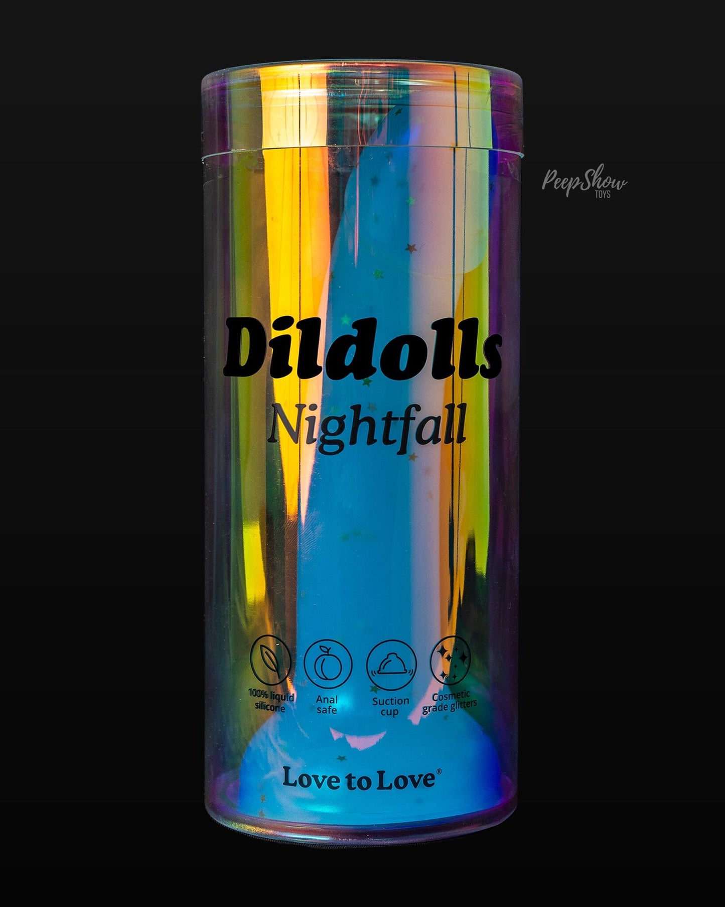 Dildolls Nightfall - Silicone Suction Cup Dildo with Stars