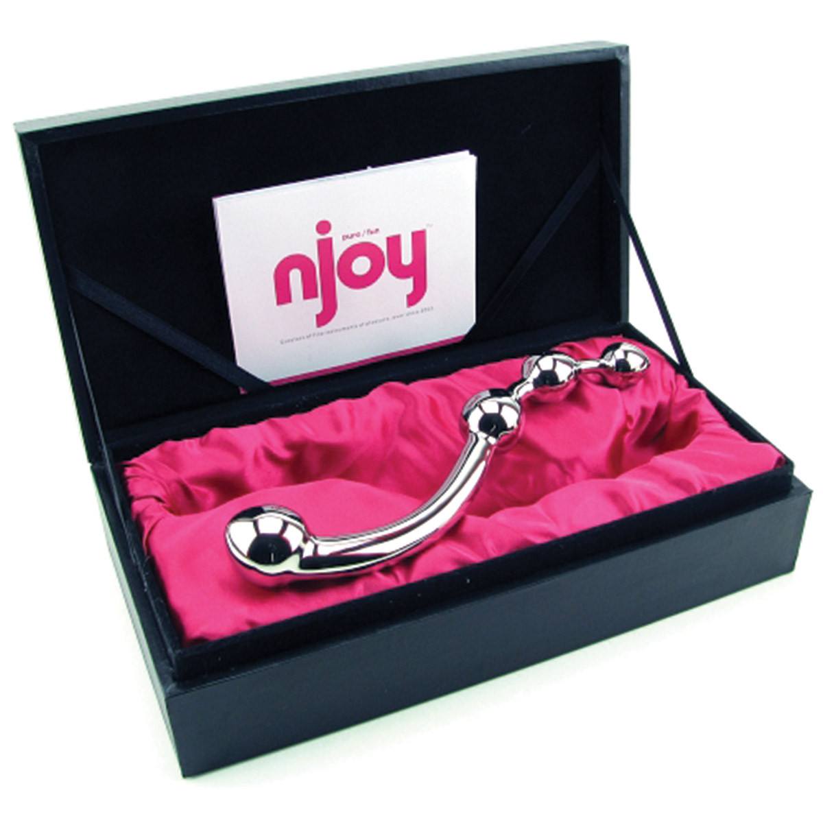 Njoy Fun Wand Double Ended Steel Dildo