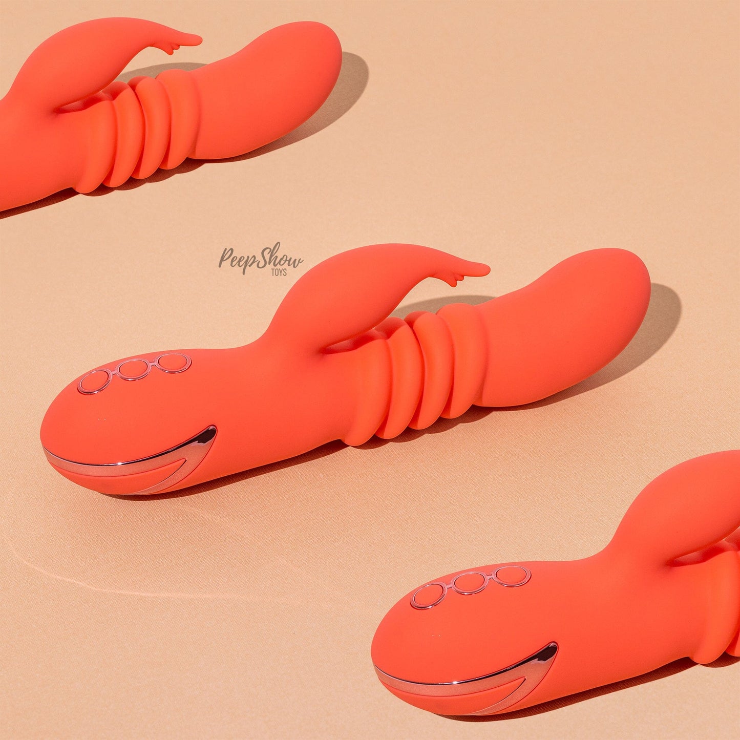 Orange County Cutie Thrusting Rabbit Vibrator