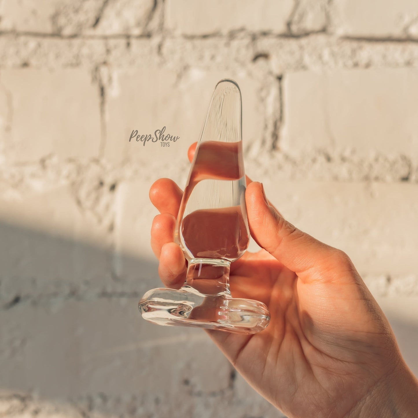 Blown Spade Plug Glass Anal Toy By Spartacus