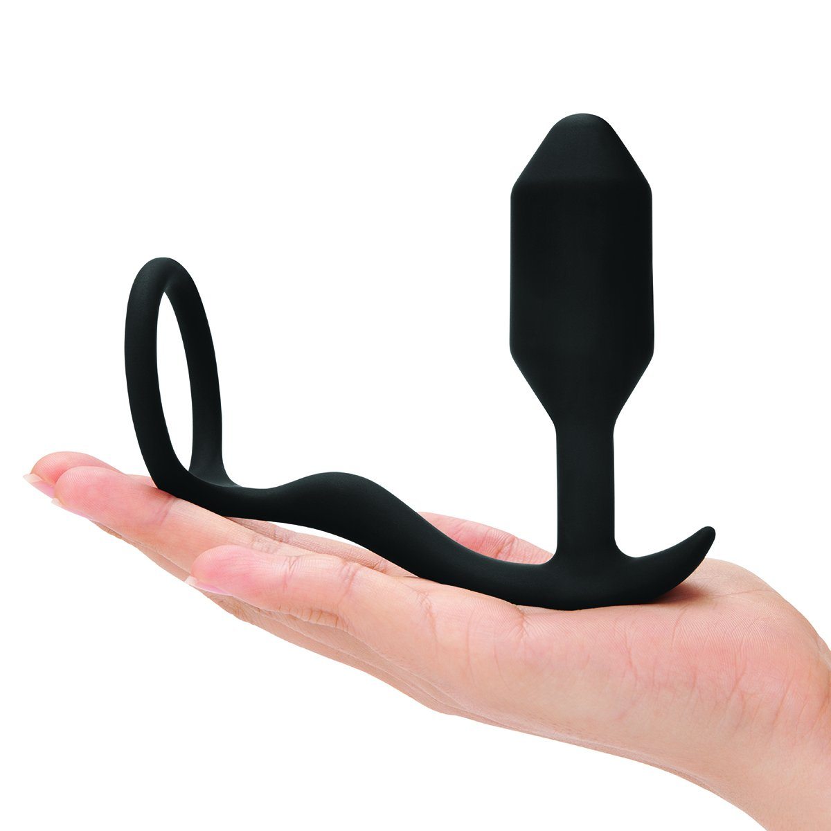 b-Vibe Snug and Tug Weighted Butt Plug + Cock Ring