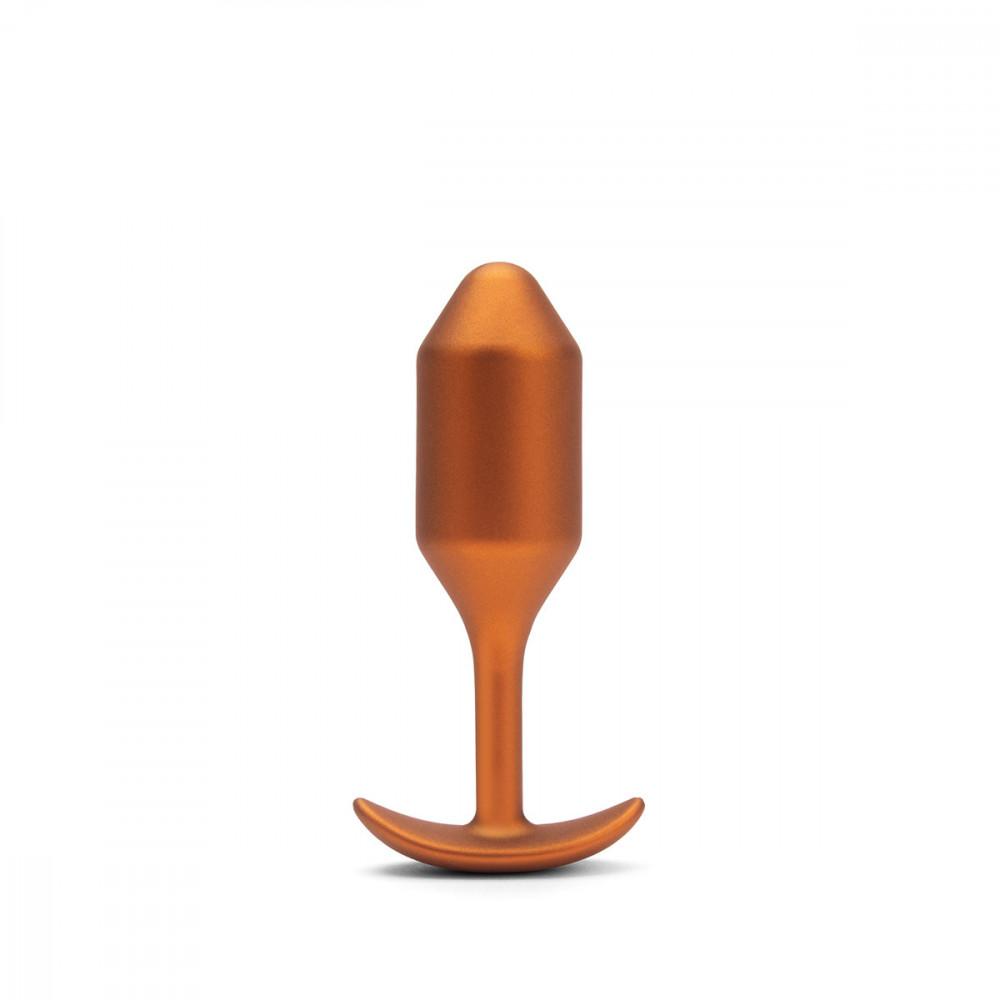 b-Vibe Snug Plug Weighted Silicone Butt Plugs - 7 Sizes