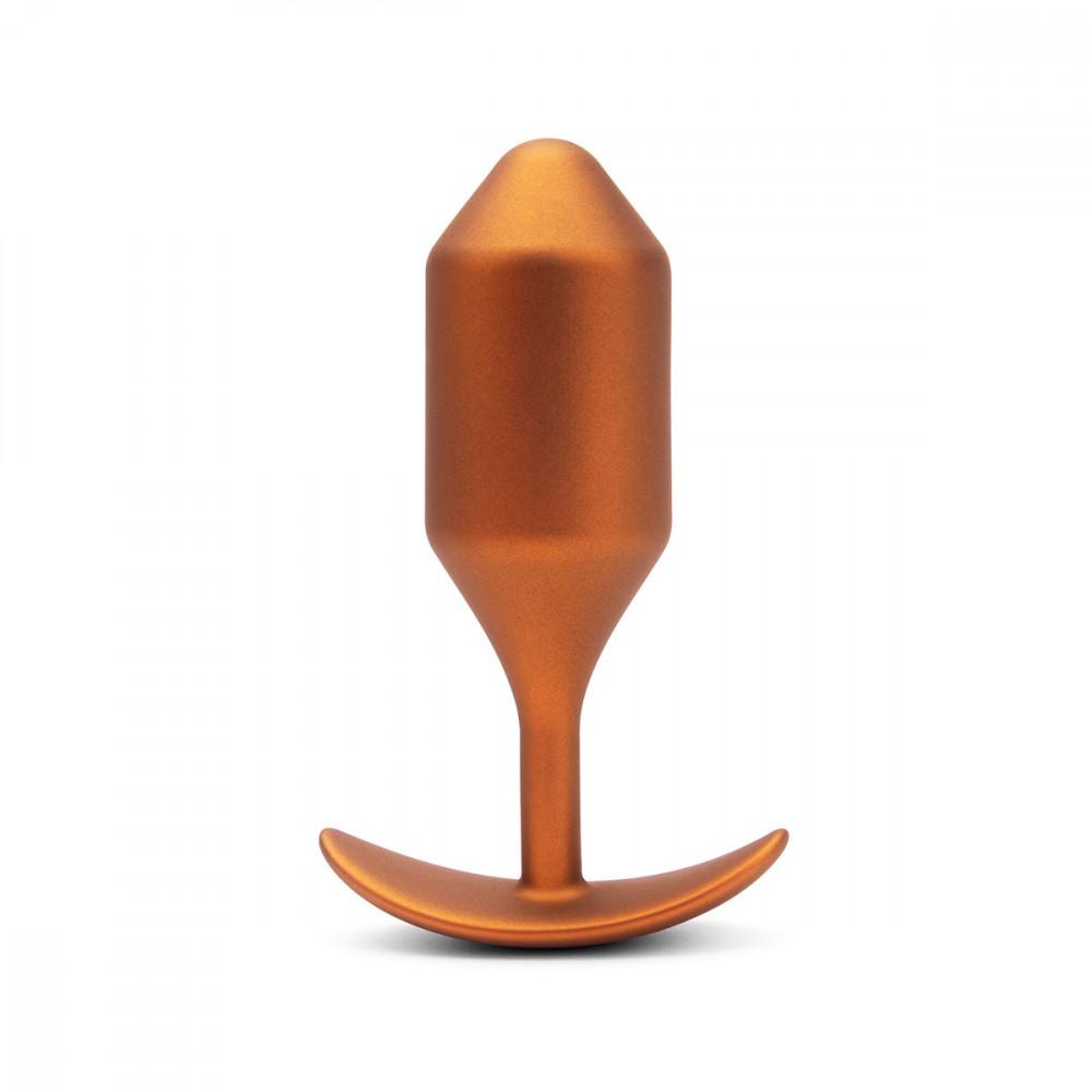 b-Vibe Snug Plug Weighted Silicone Butt Plugs - 7 Sizes
