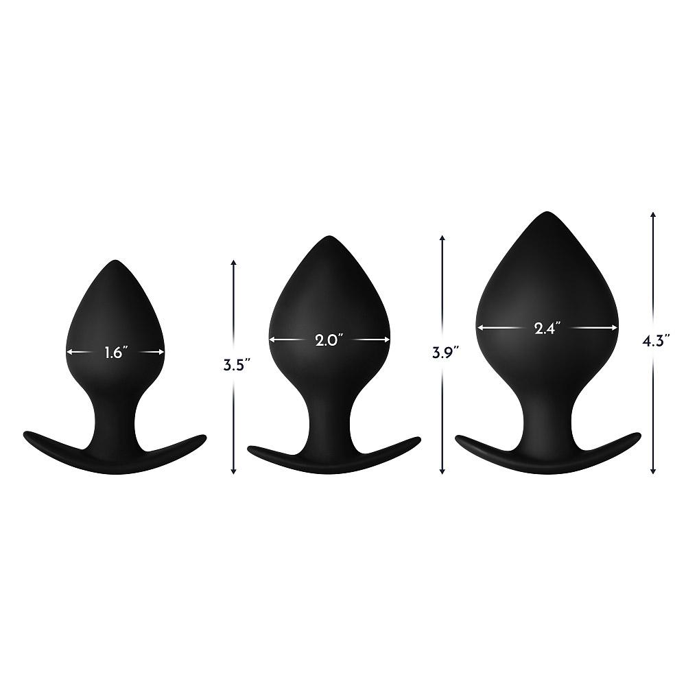Forto F-60 Spade Butt Plug by FemmeFunn - 3 Sizes
