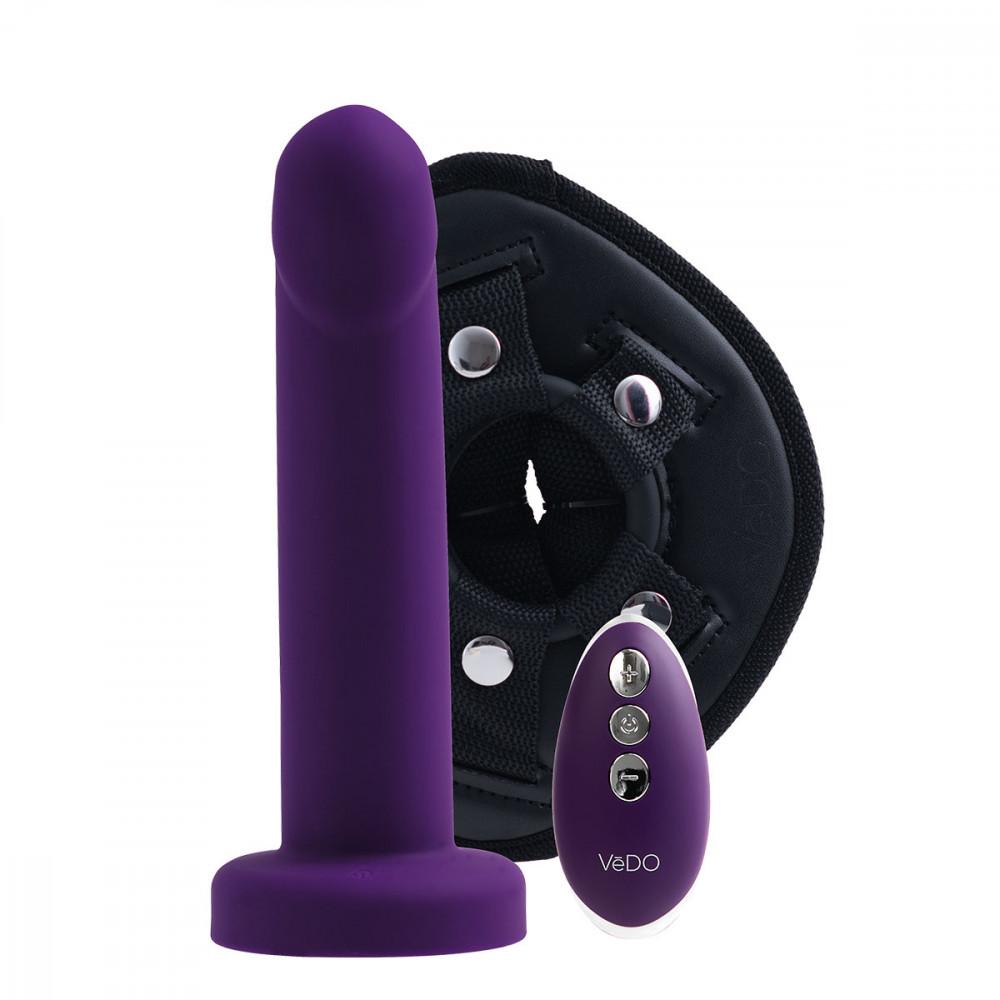 Vedo Strapped Vibrating Strap-On Harness Kit with Remote