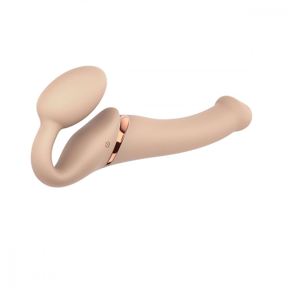 Strap-On-Me Vibrating Bendable Strap-On Dildo with Remote Control