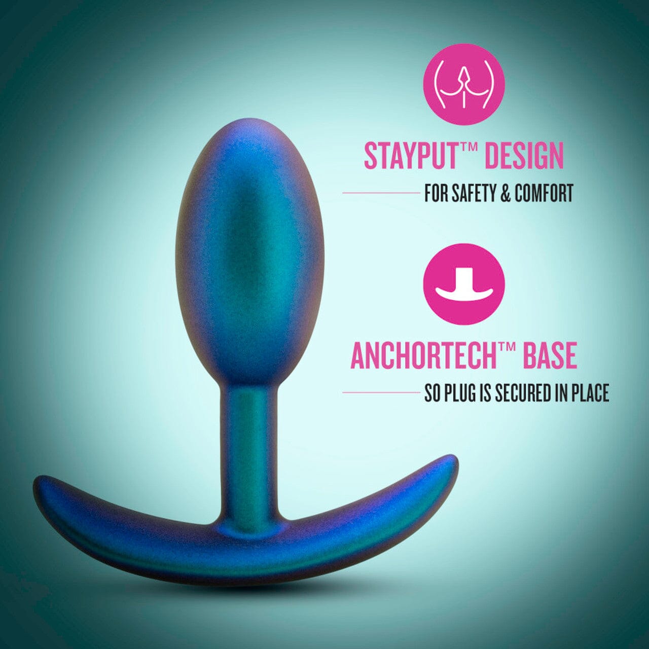 Anal Adventures Nebula Plug with Rolling Ball