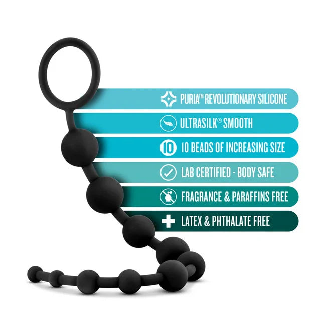 Blush Performance Silicone Anal Beads