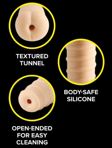 Ass Stroker Soft-Silicone Penis Masturbator