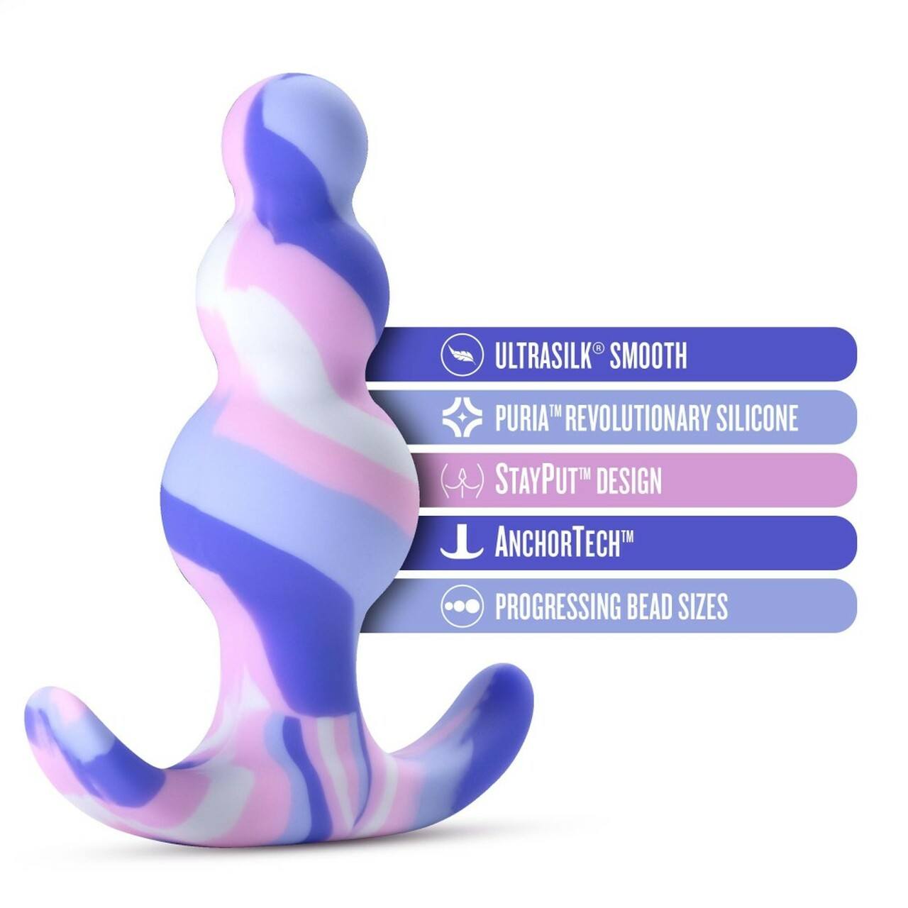 Avant Twilight - Beaded Silicone Plug