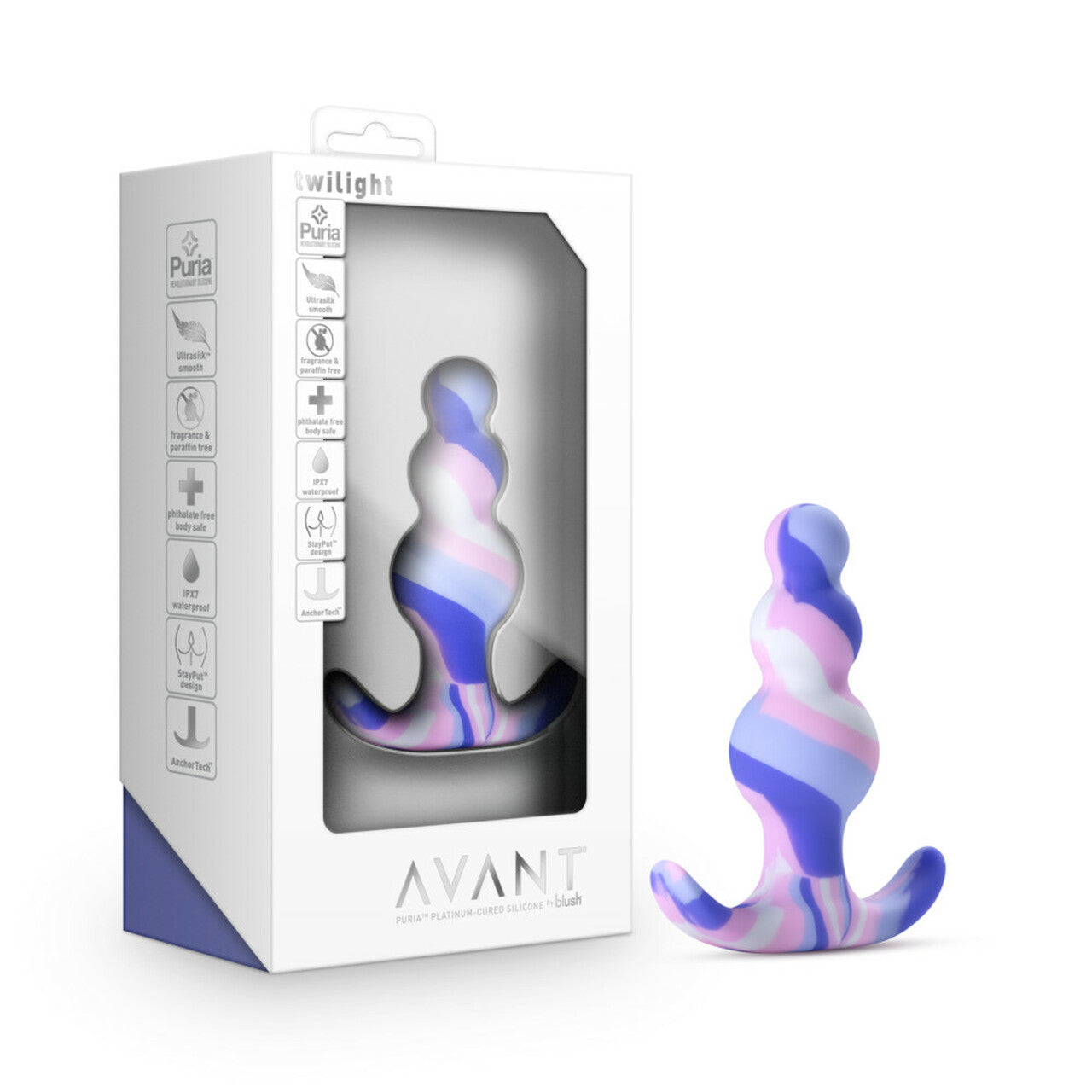 Avant Twilight - Beaded Silicone Plug