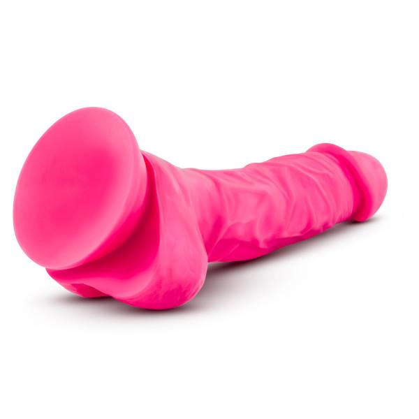 Blush Neo Elite 7.5 Inch Silicone Dual Density Suction Cup Dildo with Balls
