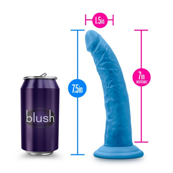 Blush Neo Elite 7.5 Inch Silicone Dual Density Suction Cup Dildo