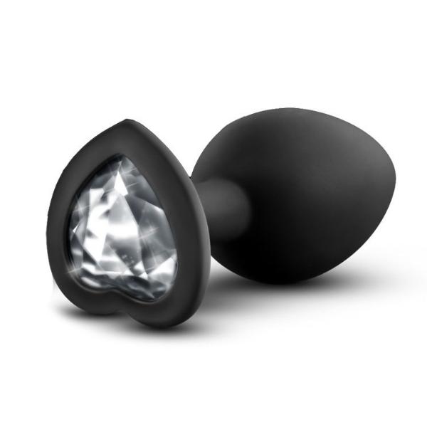 Temptasia Bling Bling Silicone Butt Plug with Clear Crystal