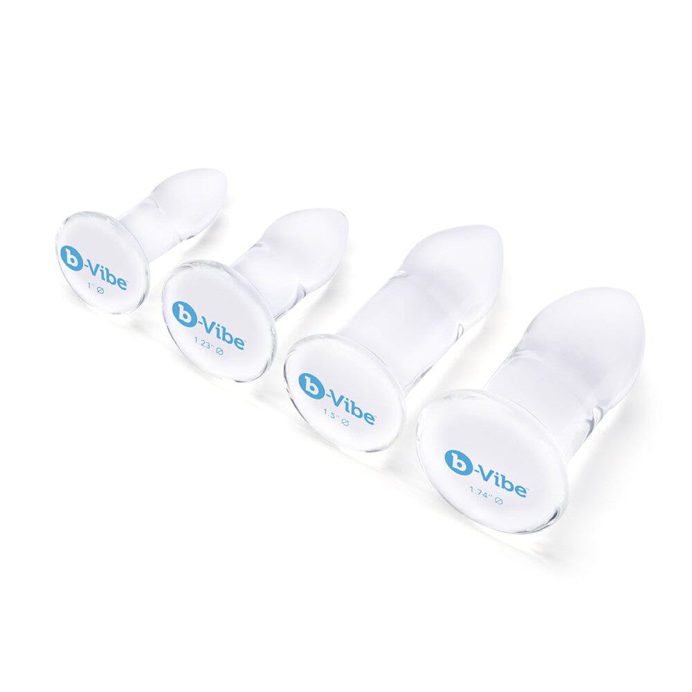 b-Vibe Glass Anal Dilators Set