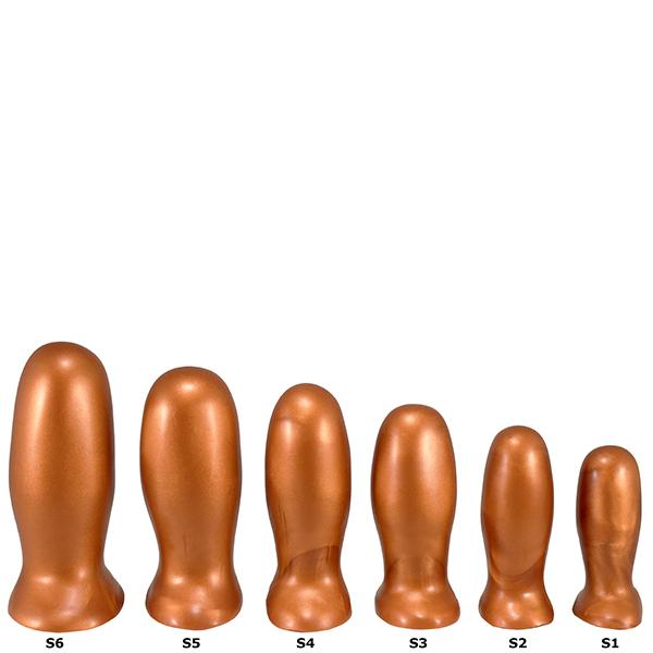 SquarePegToys® Blunt Plug SuperSoft Anal Stretching Plugs 10 Sizes