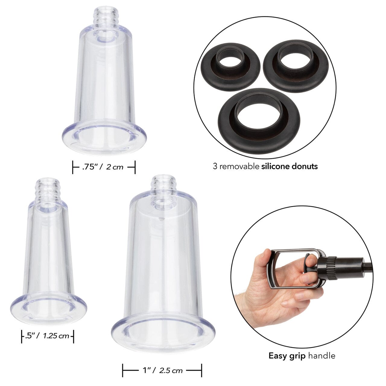 Boundless Body Pump Kit - Clit & Nipples Pump