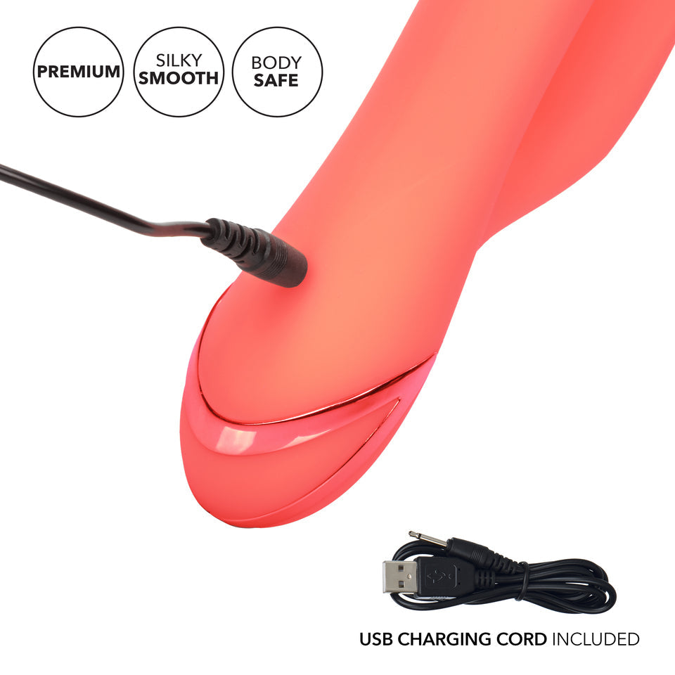 Orange County Cutie Thrusting Rabbit Vibrator