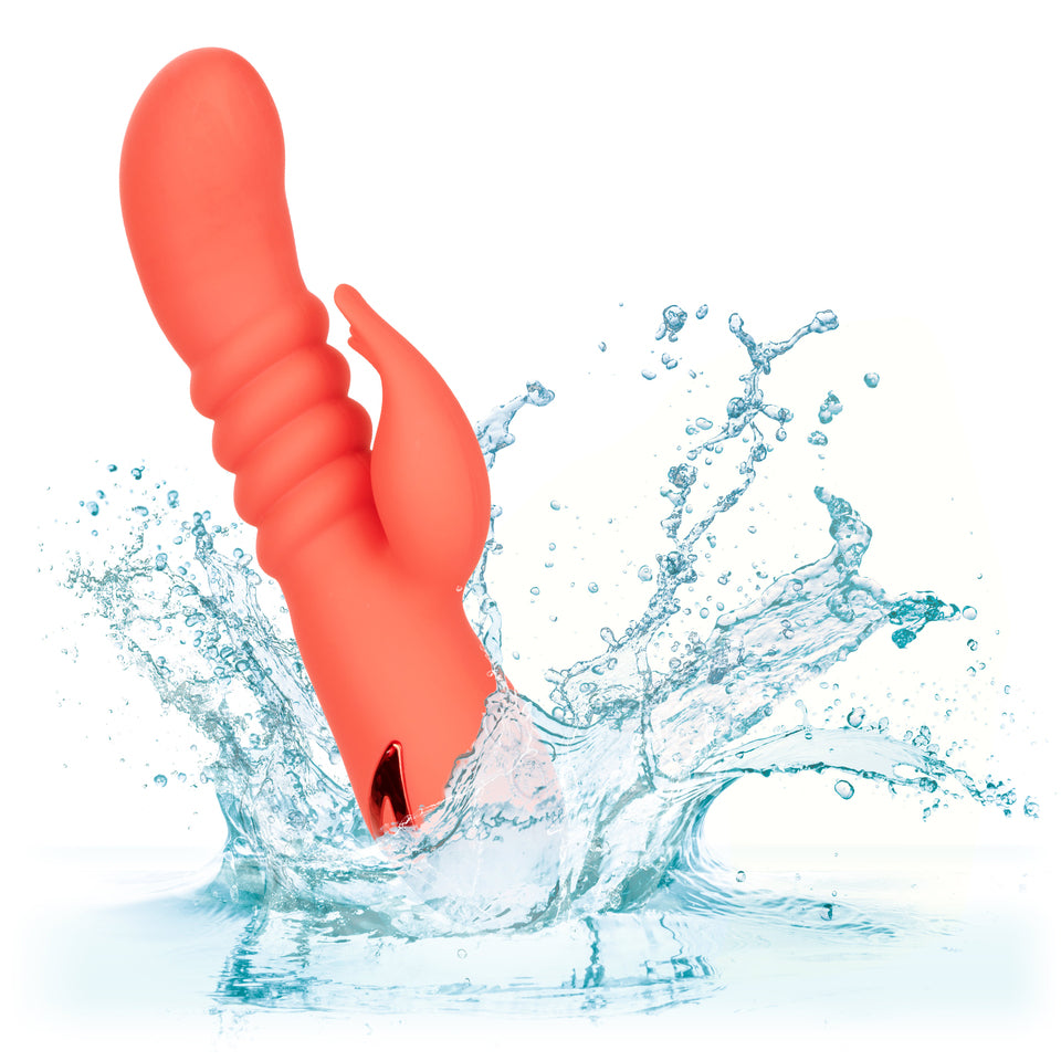 Orange County Cutie Thrusting Rabbit Vibrator