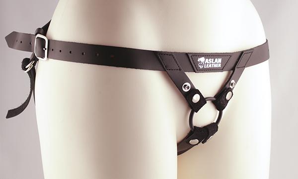 Aslan Commando Leather Strap-On Harness