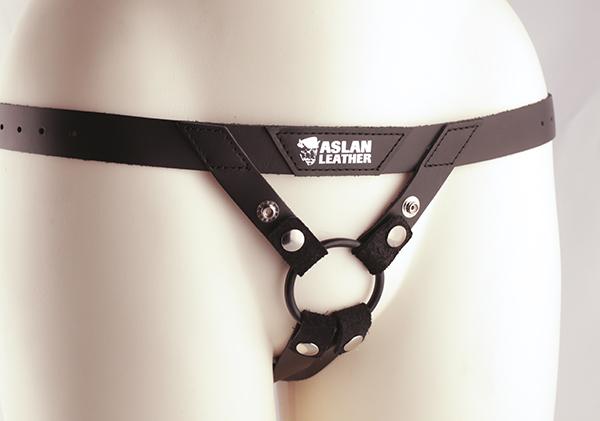Aslan Commando Leather Strap-On Harness