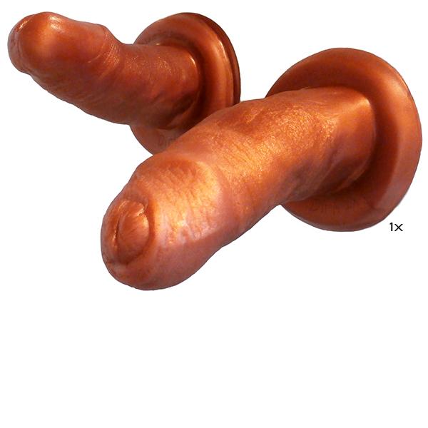 SquarePegToys® Dirk Harness SuperSoft Silicone Suction Cup Dildo - 2 Styles