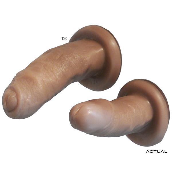 SquarePegToys® Dirk Harness SuperSoft Silicone Suction Cup Dildo - 2 Styles