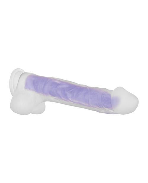 Evolved Luminous Stud Large Glow in the Dark Dildo, Dual-Density Silicone
