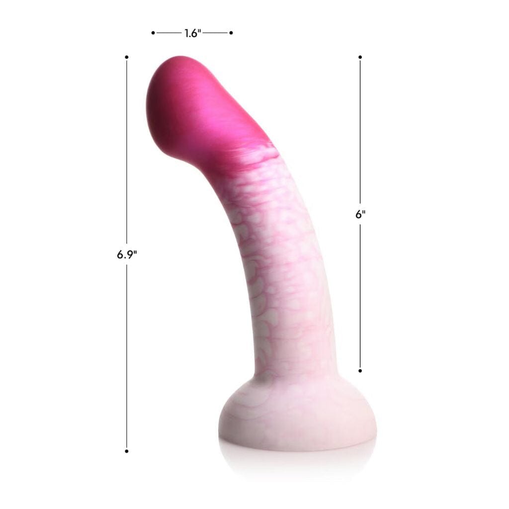 G-Swirl G-spot Marbled Silicone Dildo