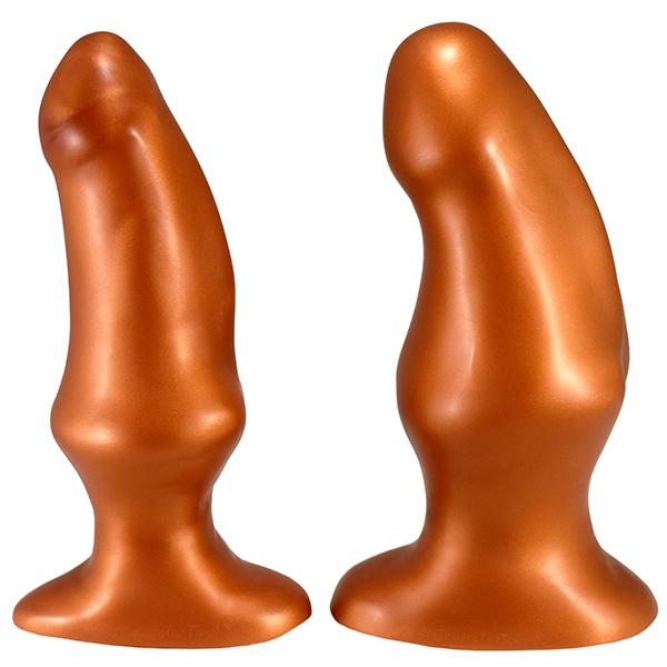 SquarePegToys® Happy Hour Plug SuperSoft Bronze Silicone