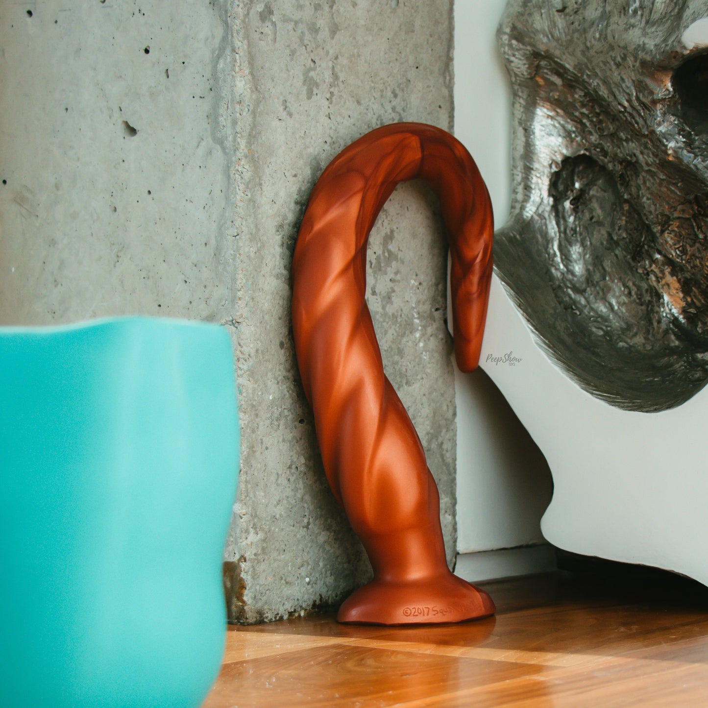SquarePegToys® Slink™ Vortex SuperSoft Silicone Depth Probe