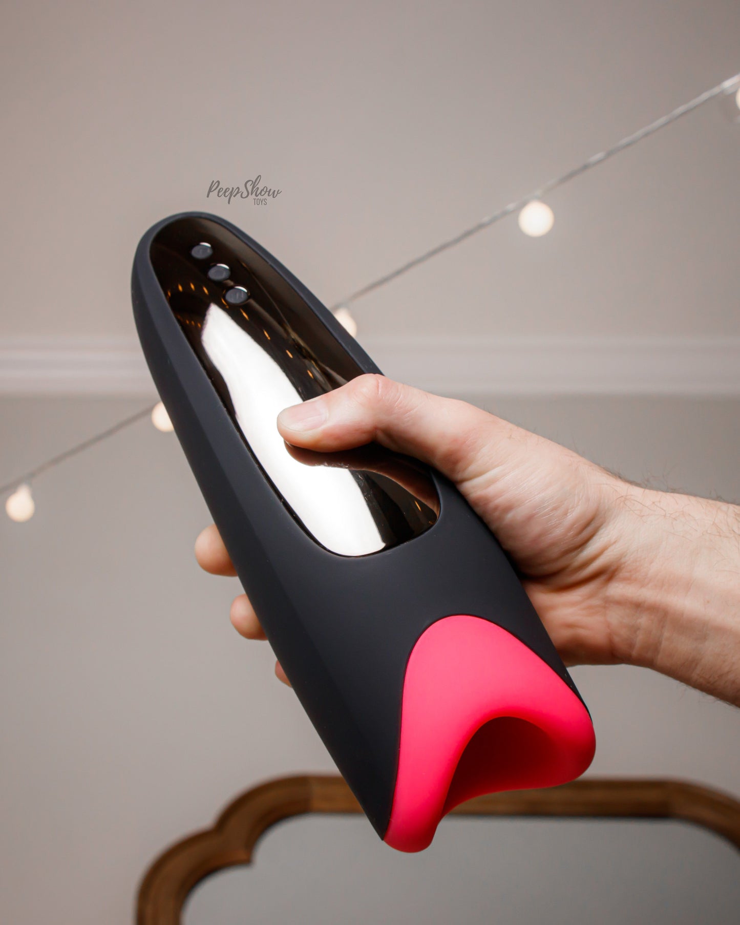Maia Piper Vibrating Self-Heating Silicone Masturbation Sleeve with Suction