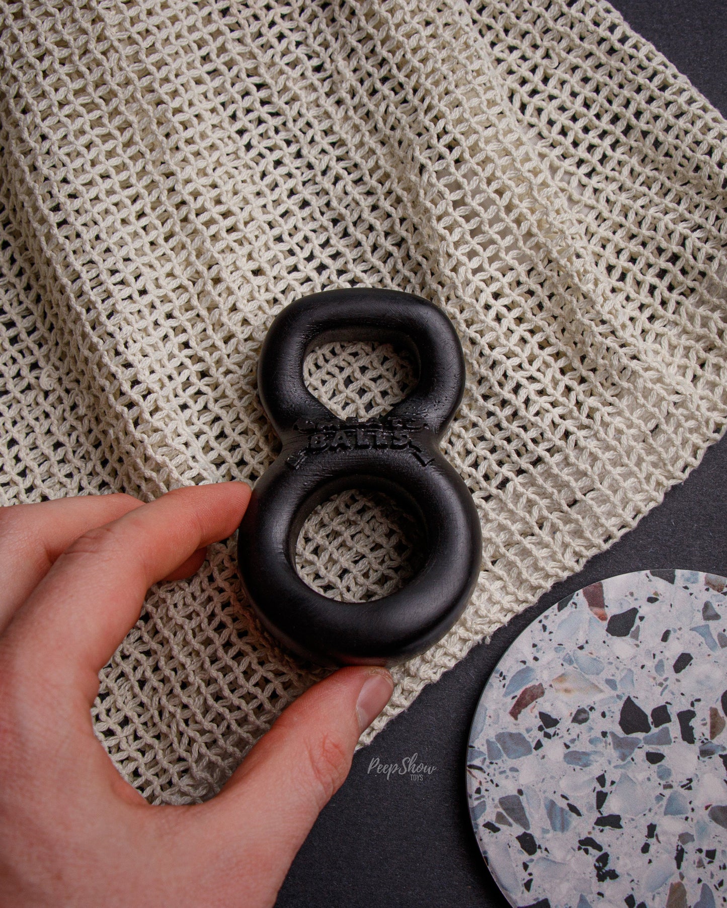 Oxballs Meat Balls Soft Cock Cage + Ball Stretcher