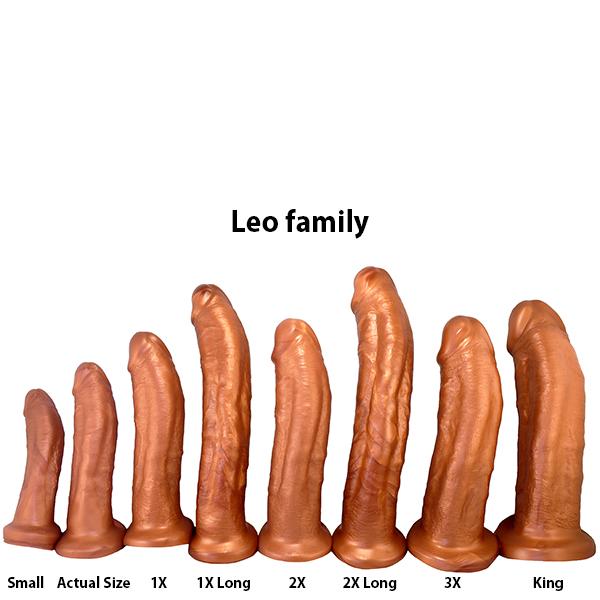 SquarePegToys® Leo Harness SuperSoft Silicone Dildo