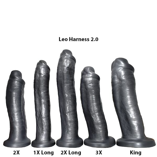 SquarePegToys® Leo Harness SuperSoft Silicone Dildo