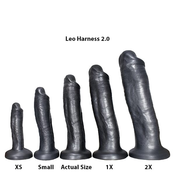 SquarePegToys® Leo Harness SuperSoft Silicone Dildo