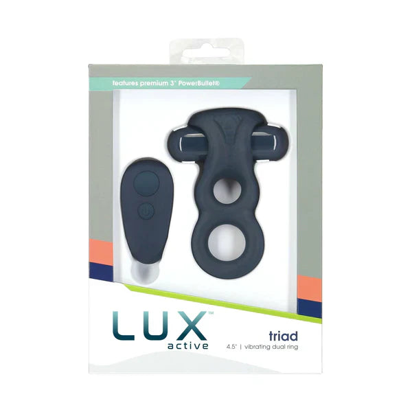 Lux Active Triad Vibrating C-Ring Set