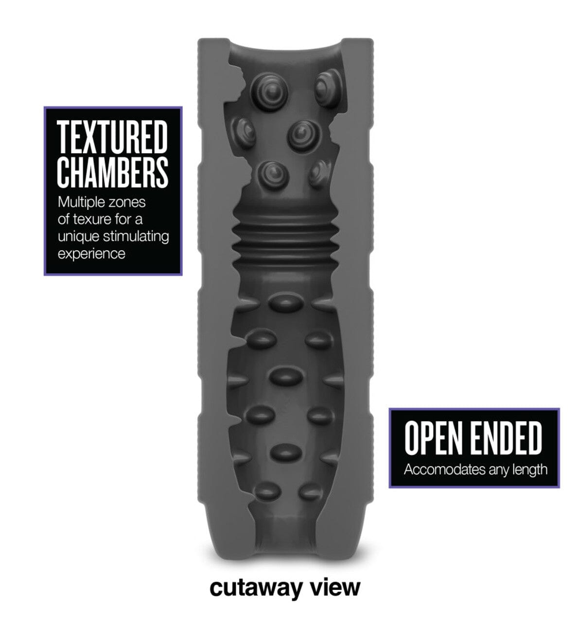 M-Elite Platinum Strok - Silicone Penis Vibrator & Stroker