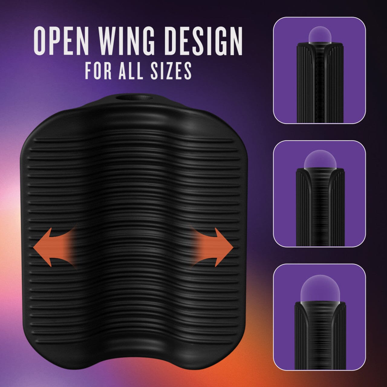 M-Elite Platinum Wrapt - Silicone Penis Vibrator & Stroker