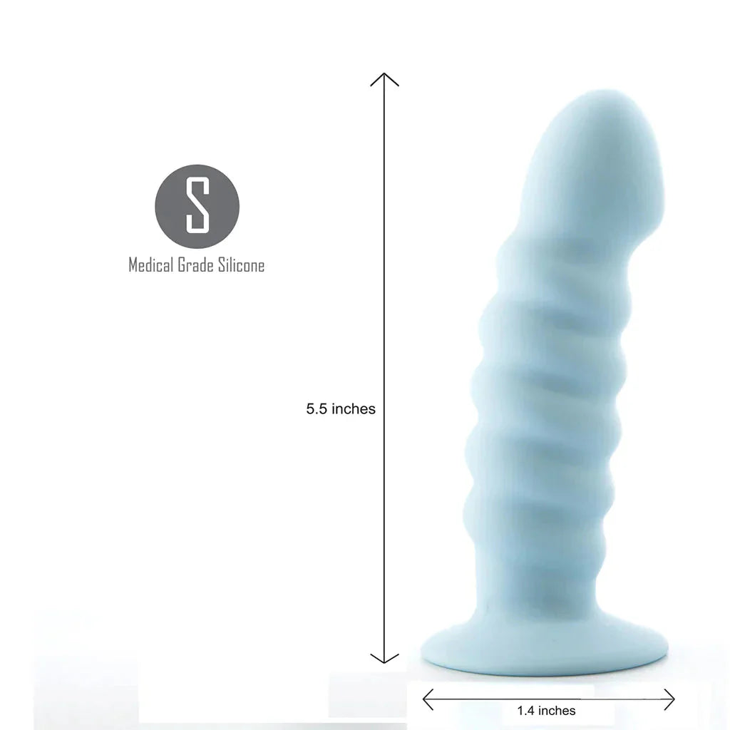 Maia Paris - Ribbed Silicone Dildo