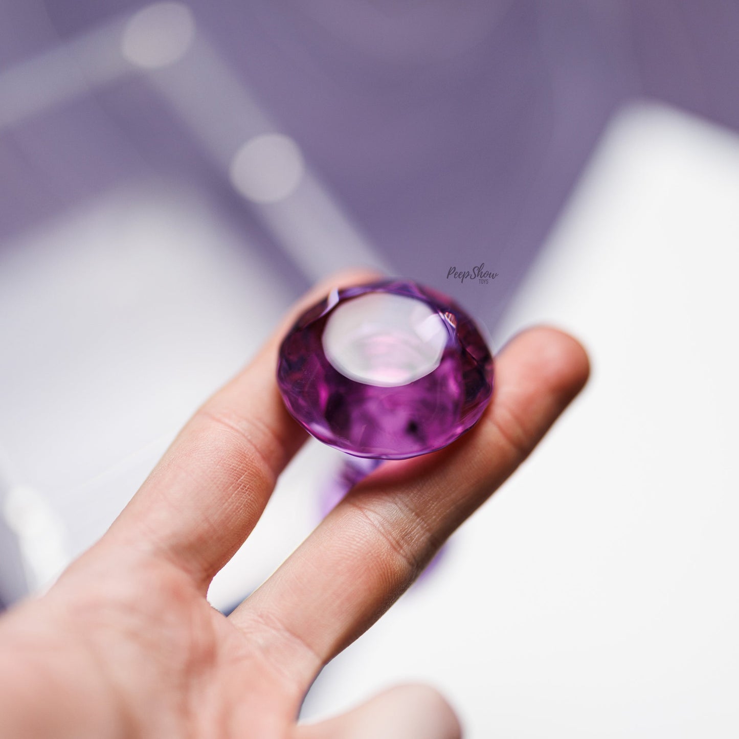 Crystal Gem Glass Anal Plug by NS