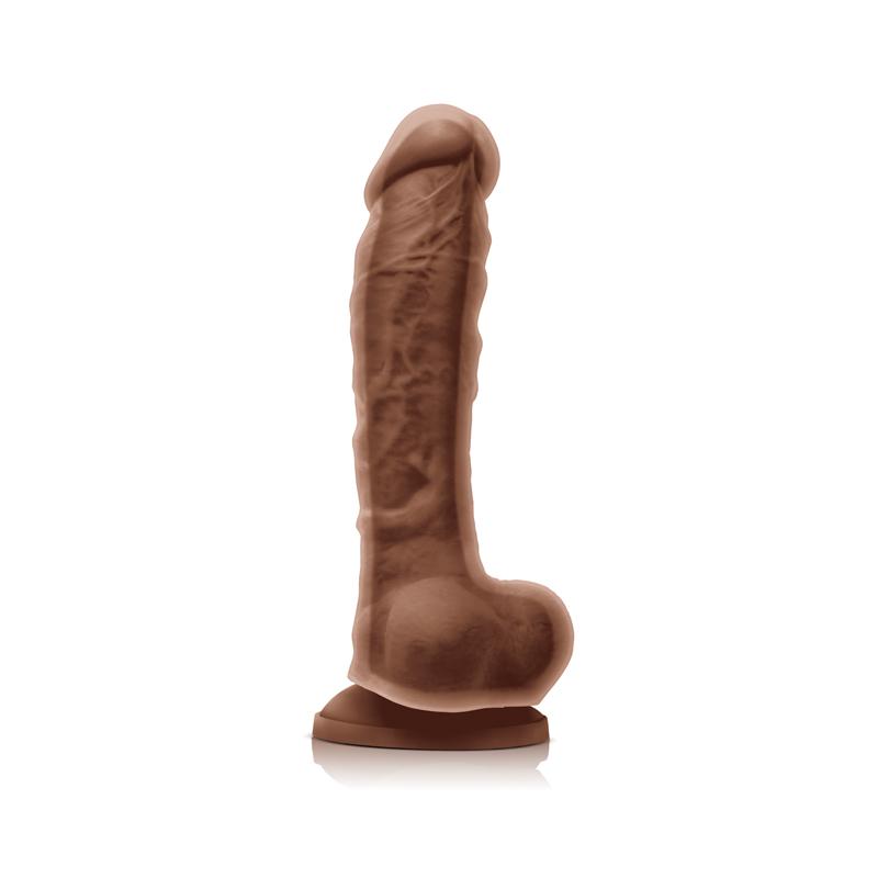 NS Novelties Colours Dual Density 8 Inch Silicone Realistic Suction Cup Dildo
