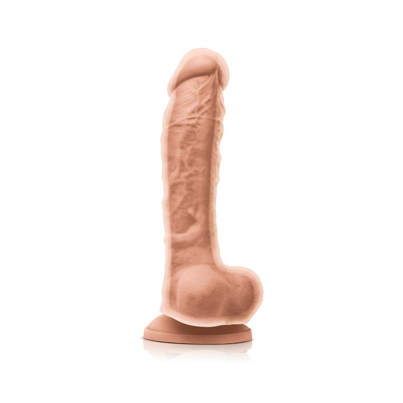 NS Novelties Colours Dual Density 8 Inch Silicone Realistic Suction Cup Dildo