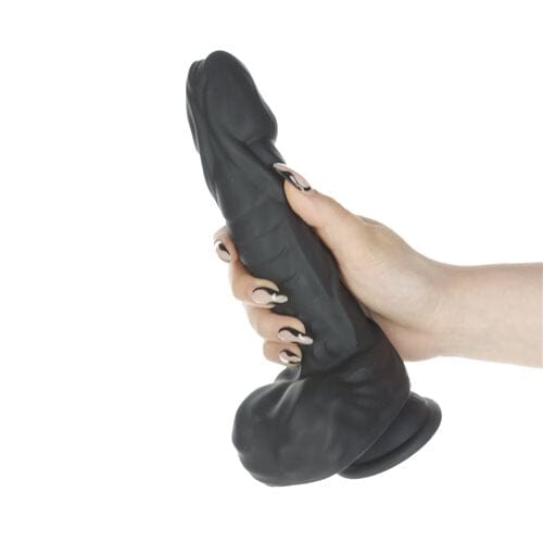 Naked Addiction Demon Noir - 8.6" Thrusting & Vibrating Dildo